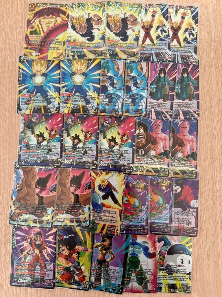 Dragon Ball BT30 sr kaarten, Ophalen of Verzenden, Zo goed als nieuw, Meerdere kaarten, Foil