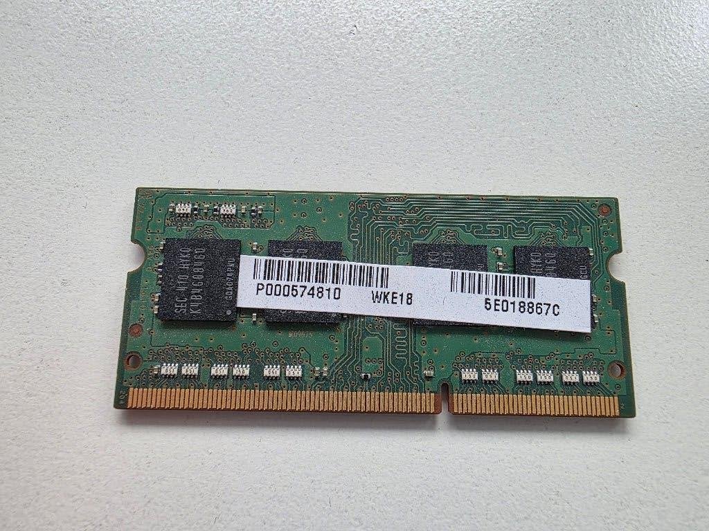 Samsung 4GB DDR3 1600MHz SO‑DIMM RAM, Computers en Software, RAM geheugen, Gebruikt, DDR3, Ophalen of Verzenden, Laptop