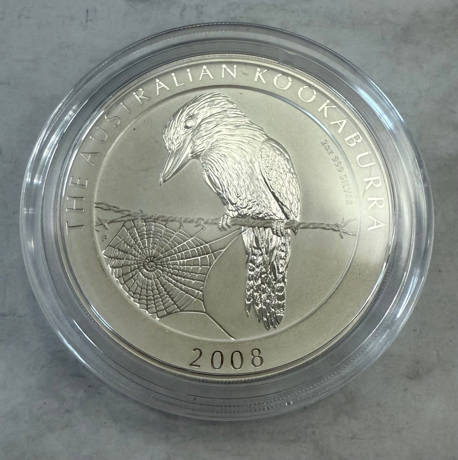2oz 2008 Australian Kookaburra / 999 zilver, Ophalen of Verzenden, Zilver