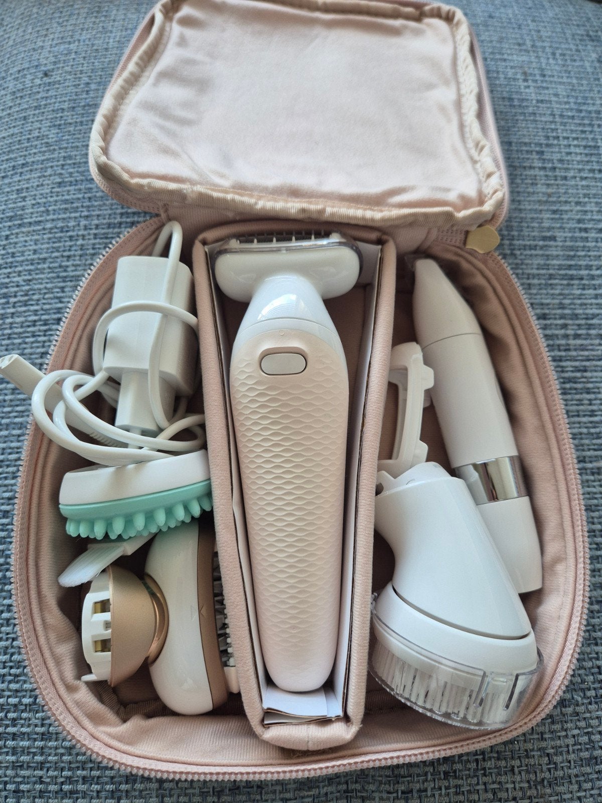 Braun Silk·épil 9 Flex SkinSpa Epilator 9-481 3D Wit/Goud, Ophalen of Verzenden, Zo goed als nieuw, Scheren en Epileren