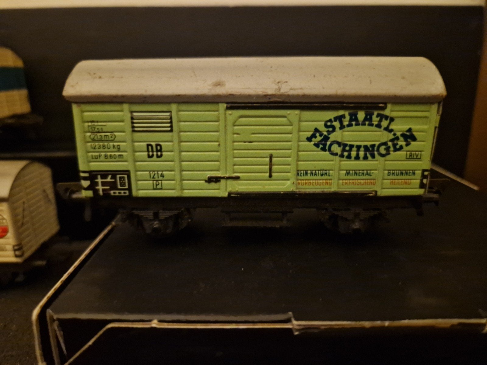 Fleischmann goederenwagon DB 1214, Hobby en Vrije tijd, Ophalen of Verzenden, Gebruikt, Wagon, Fleischmann