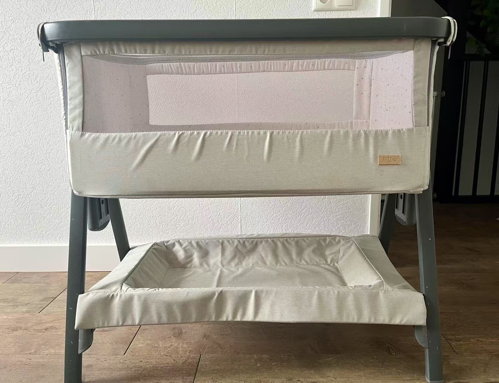 Tutti Co-Sleeper / Bedside Crib – Adjustable Height, Ophalen, Zo goed als nieuw, Minder dan 140 cm, Minder dan 70 cm