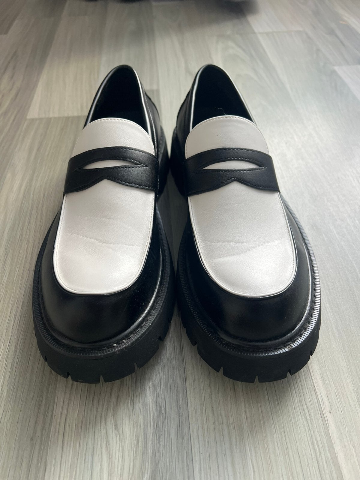 Chunky Mocassins/Loafers maat 44, Loafers, Zwart, Nieuw, Ophalen of Verzenden