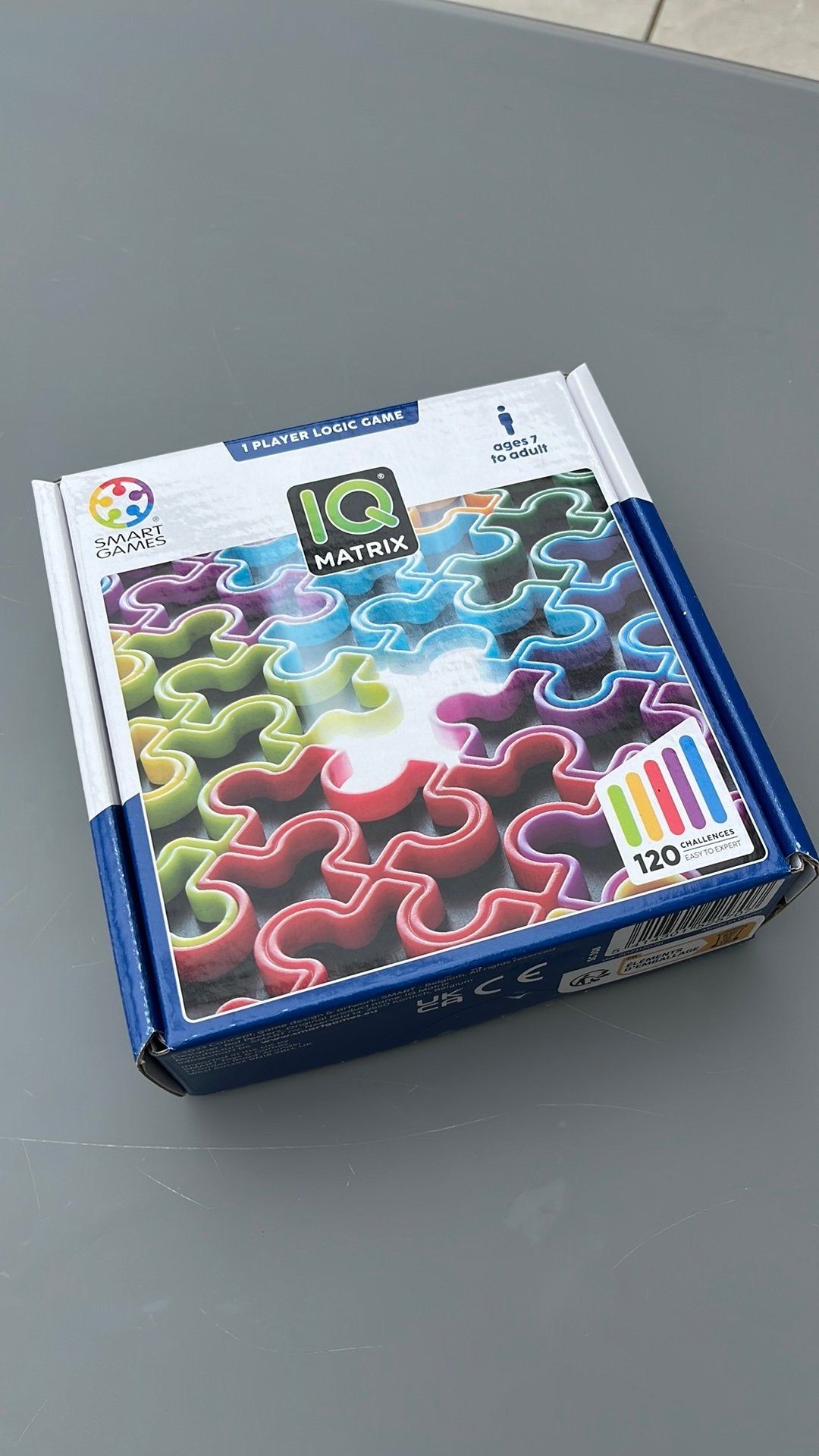 Smart Games 7jr IQ Matrix, Spelcomputers en Games, Games | Nintendo 2DS en 3DS, Ophalen, Puzzel en Educatief, 1 speler, Zo goed als nieuw