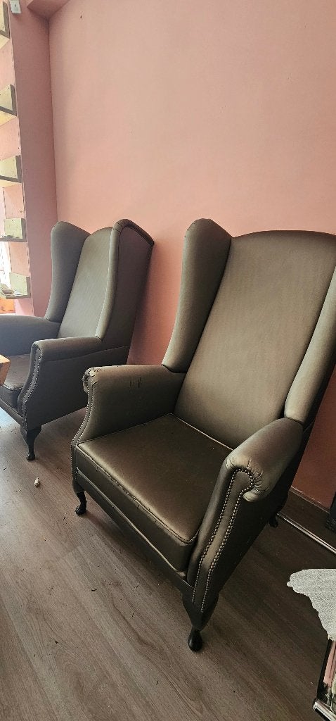 2 Grote Oor-fauteuils, Ophalen, Gebruikt, 75 tot 100 cm, 75 tot 100 cm