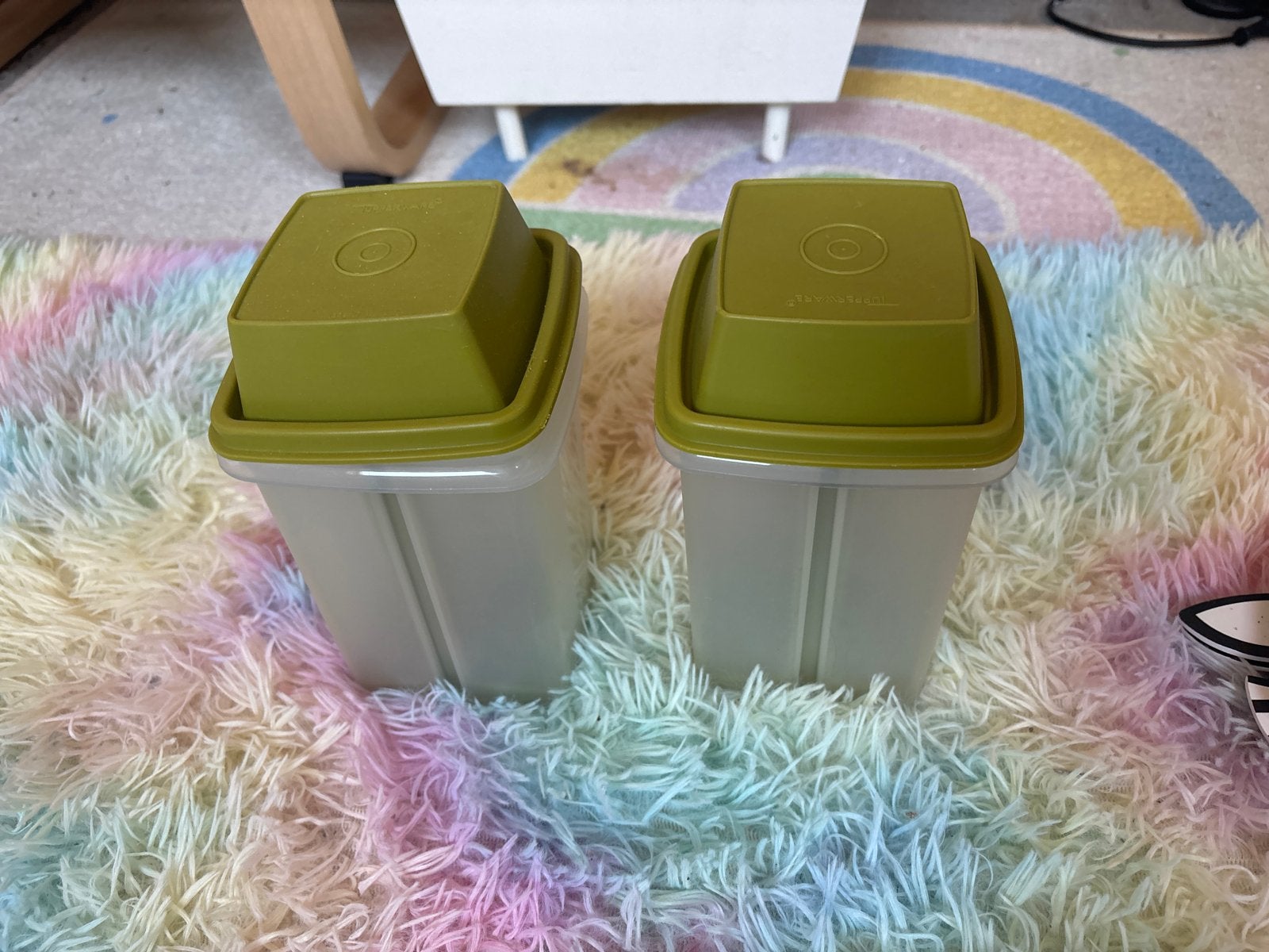 Vintage Tupperware Augurken Potten - Set van 2, Ophalen, Gebruikt, Zuurpot, Met deksel