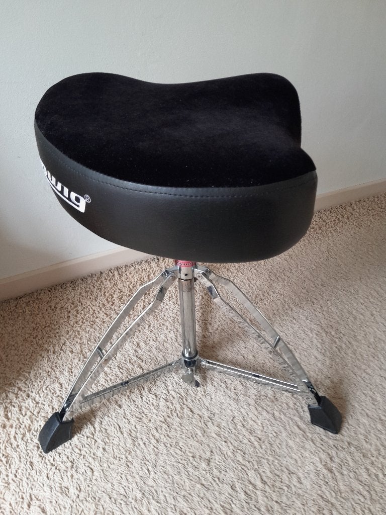 Drum stoel / kruk / zadel / throne, Muziek en Instrumenten, Drumstellen en Slagwerk, Ophalen, Zo goed als nieuw, Ludwig
