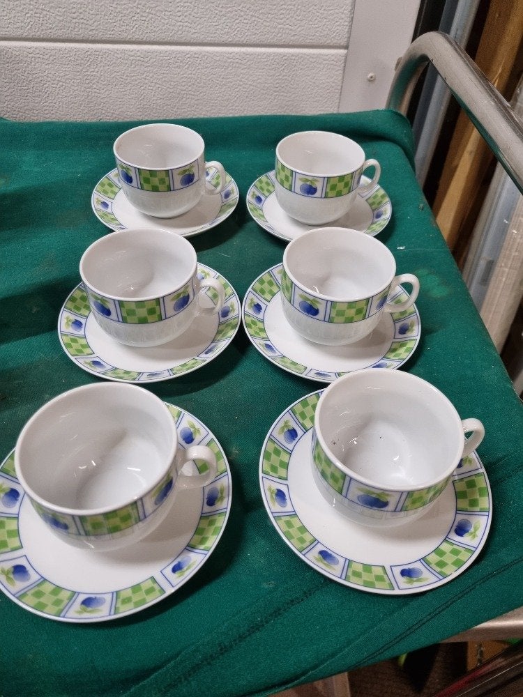 kop en schotels mf design 6 stellen, Ophalen of Verzenden, 'T Olde Gre-j, Info@toldegrej.nl, Endepoelstraat 20f Didam