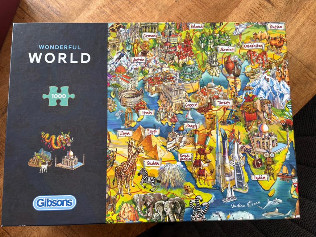 Gibsons puzzel, Ophalen of Verzenden, 500 t/m 1500 stukjes, Zo goed als nieuw