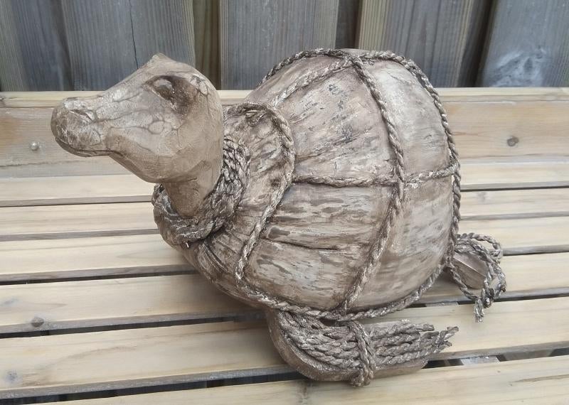 Schildpad kokosnoot, Verzamelen, Dierenverzamelingen, Nieuw, Beeldje of Figuurtje, Reptiel of Amfibie, Ophalen of Verzenden