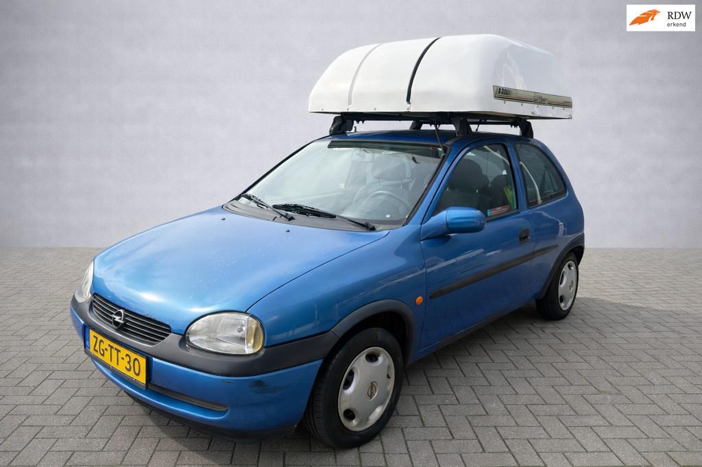 Opel Corsa 1.2i-16V 1e EIG! Aut. Rolstoellift. Handgas Rem-h, Auto's, 450 kg, Gebruikt, 31 €/maand, Blauw