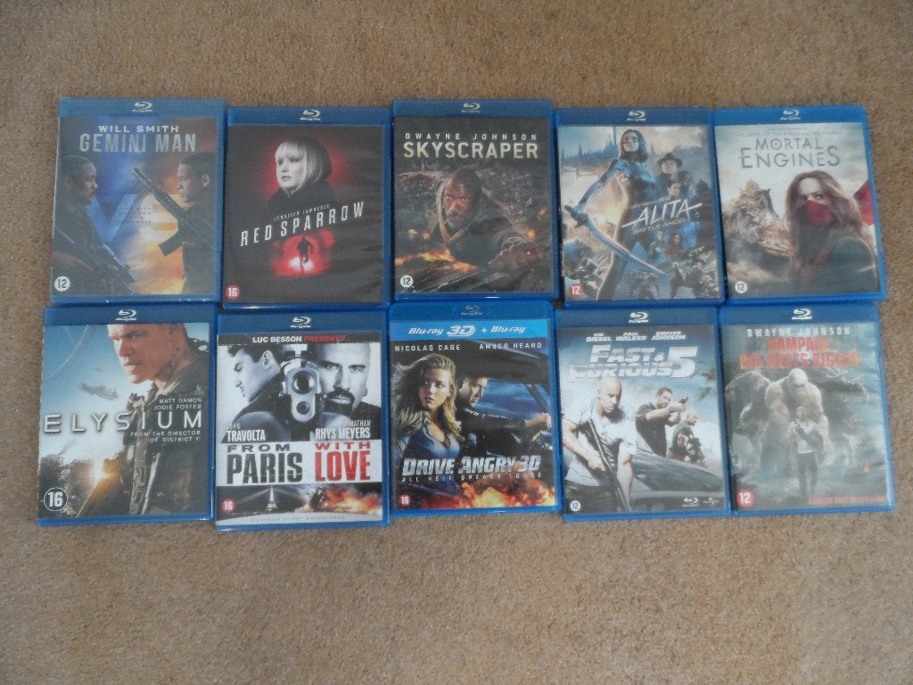Blockbusters op DVD/Bluray, Engels, Nederlands, Film, Actie