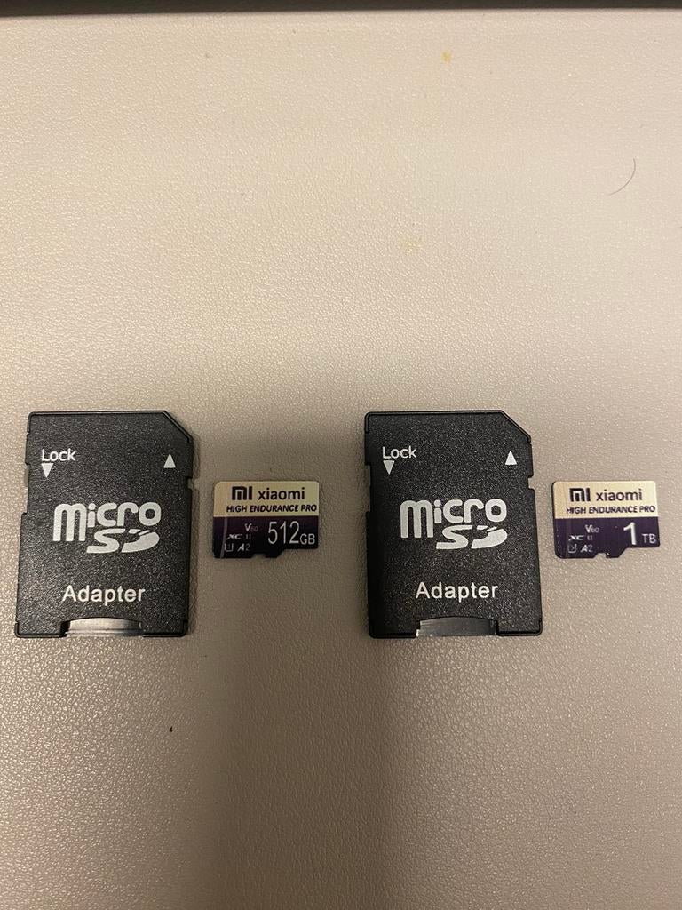 Micro SD geheugenkaarten 512 GB en 1 TB plus adapters, nieuw, SD, 1 TB of meer, Nieuw, Ophalen of Verzenden
