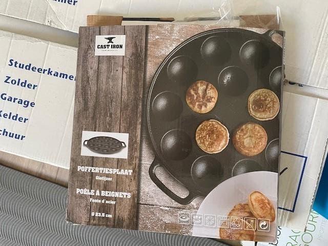 poffertjes pan, Huis en Inrichting, Keuken | Potten en Pannen, Ophalen, Rvs, Koekenpan of Braadpan