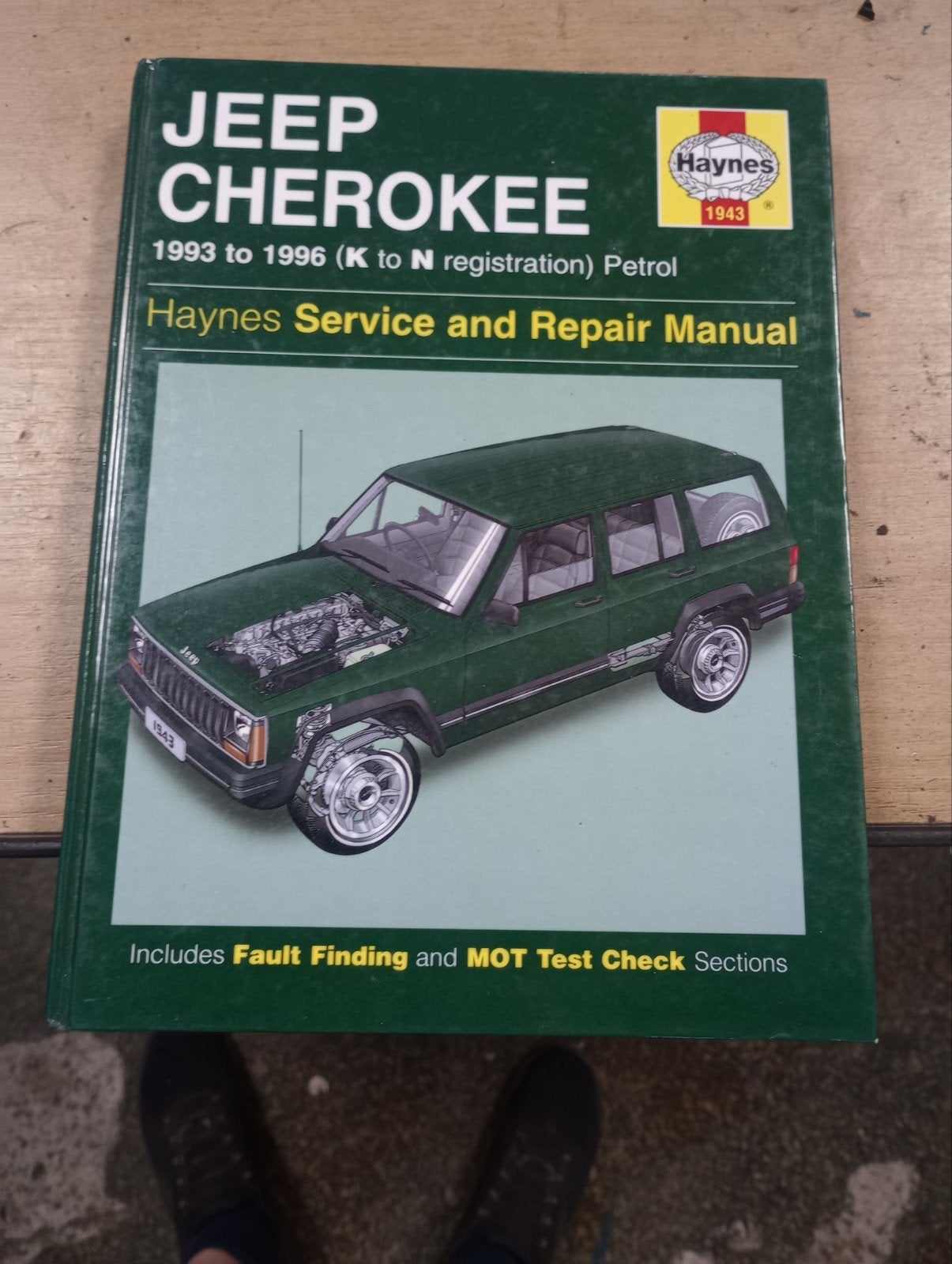 Haynes Jeep Cherokee 1993-1996, Ophalen of Verzenden