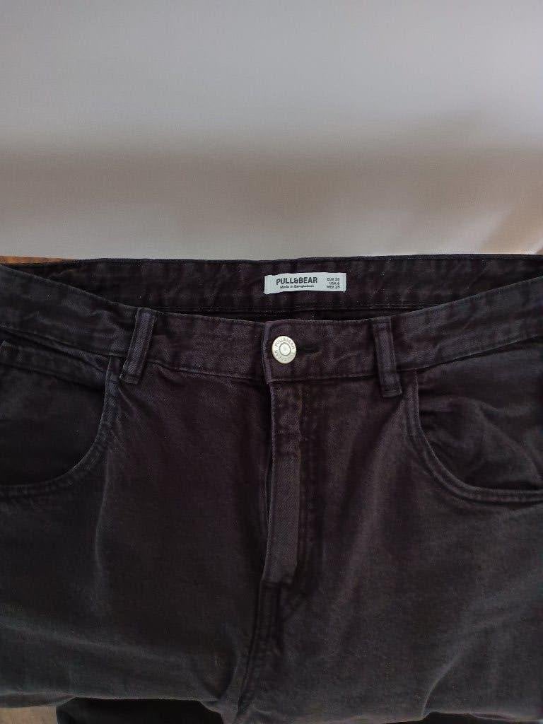 Zwarte spijkerbroek, Maat 38/40 (M), Zwart, Ophalen of Verzenden, Pull & Bear