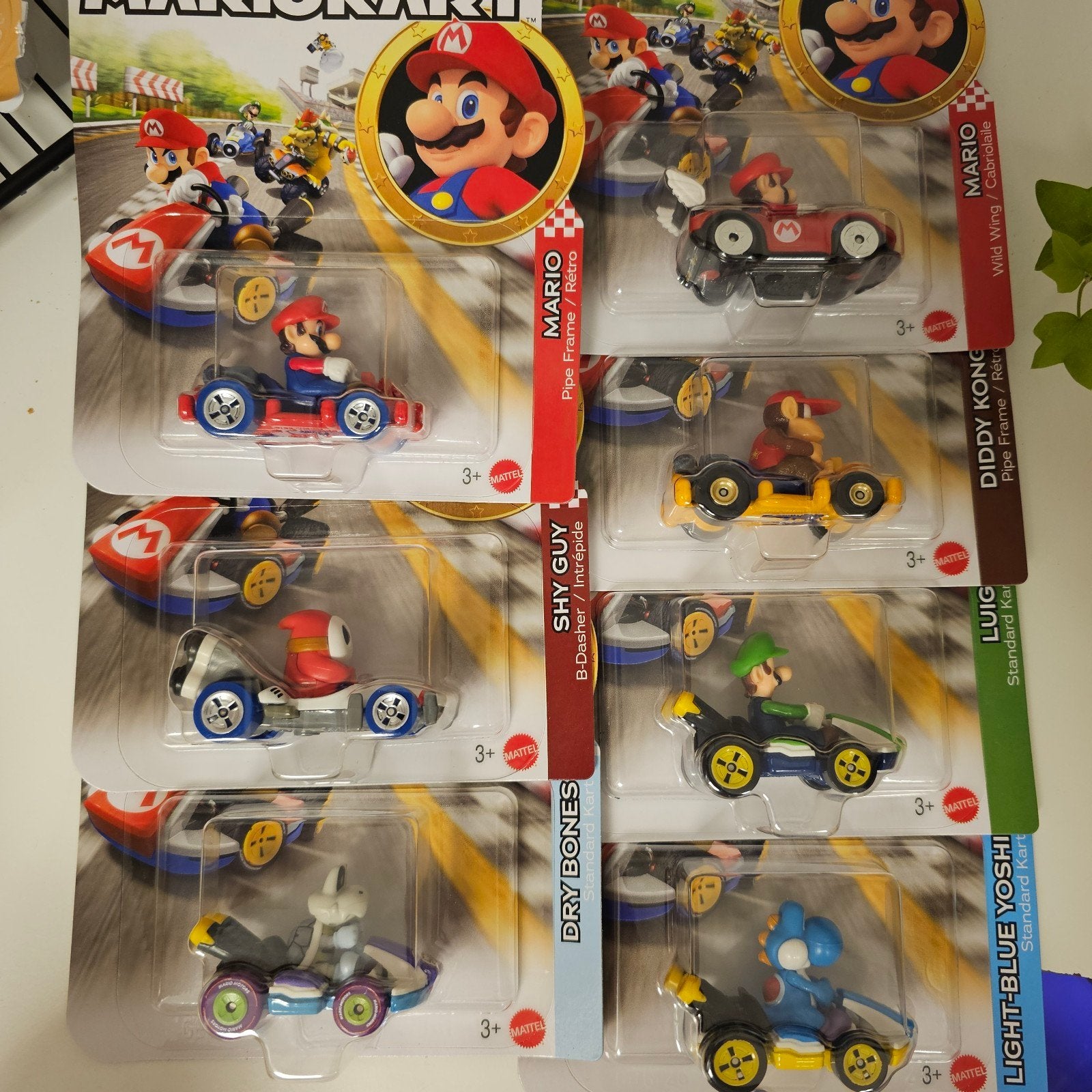 Mario Kart Hot Wheels - Diverse karakters per stuk, Service.europe@mattel.com, Nieuw, Ophalen of Verzenden, Mattel