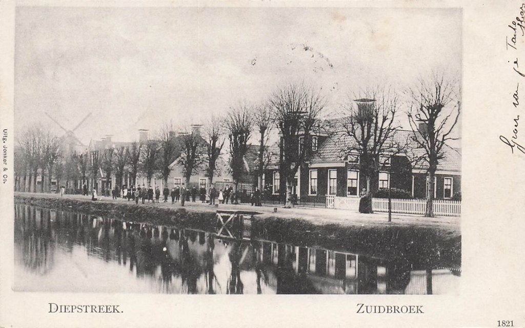 702-373-005 Diepstreek Zuidbroek, Verzenden, Voor 1920, Groningen