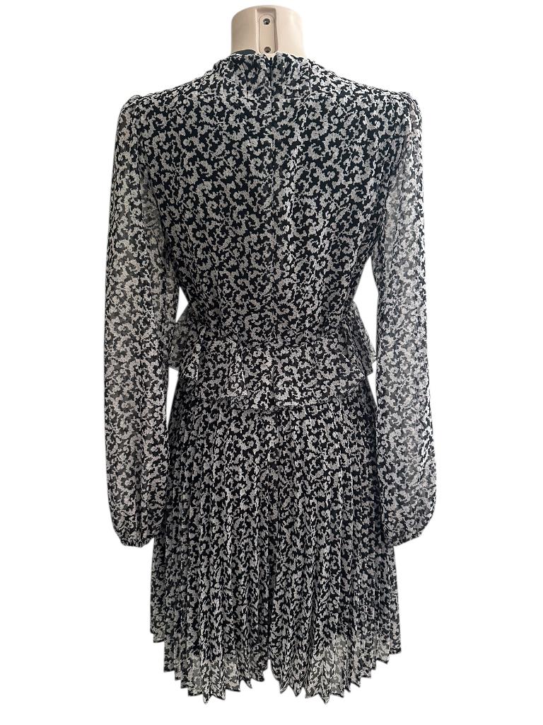 The Kooples jurk S, Zwart, Ophalen of Verzenden, Zo goed als nieuw, Onder de knie