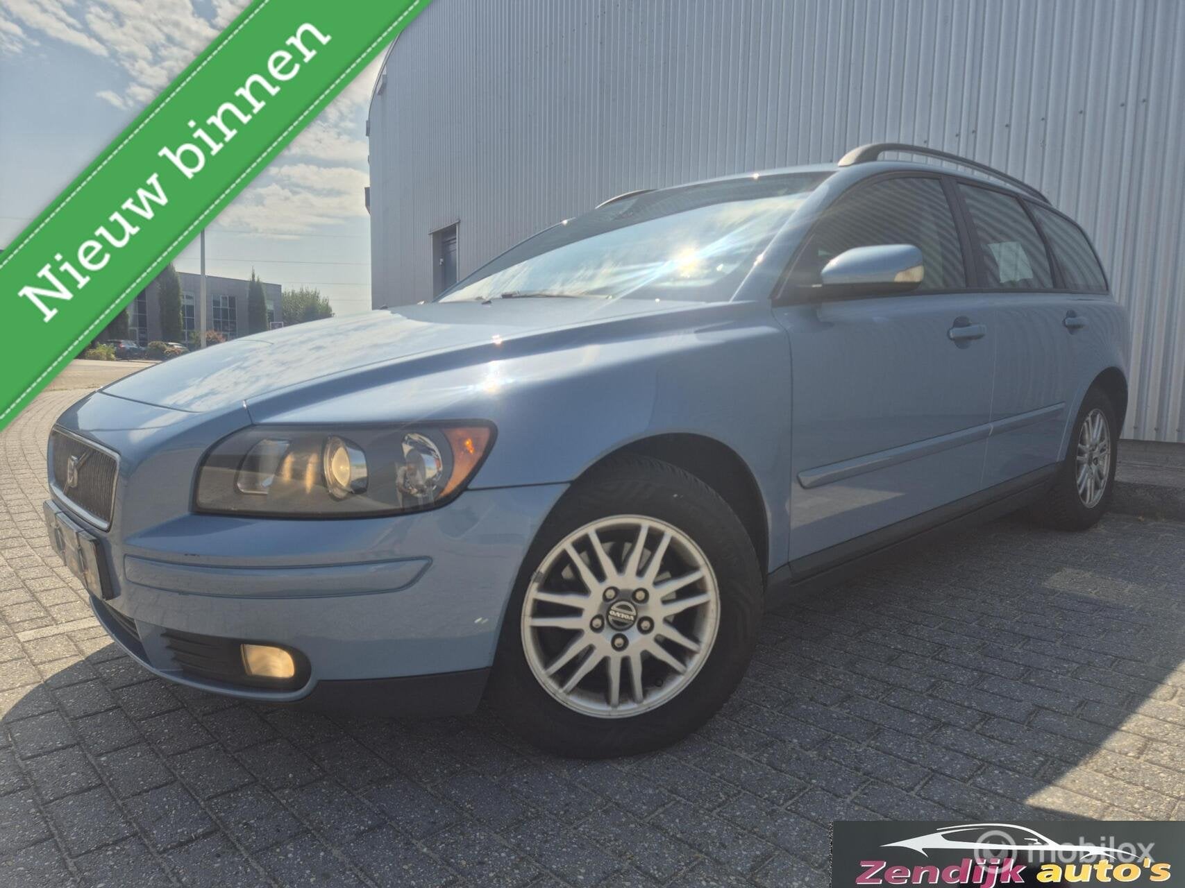 Volvo V50 1.8 / Cruise-Control / Airco / APK t/m 21-07-2027, Auto's, Voorwielaandrijving, 125 pk, 4 cilinders, Blauw