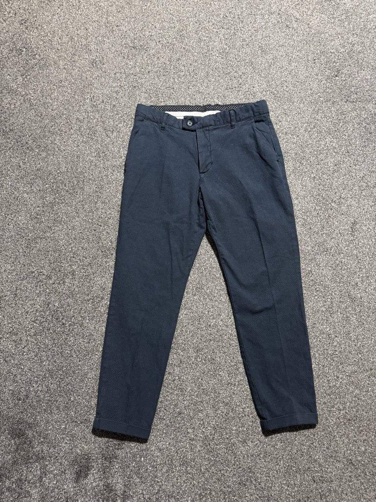 Redefined Rebel chino maat M donkerblauw cropped, Ophalen of Verzenden, Gedragen, Maat 48/50 (M), Blauw