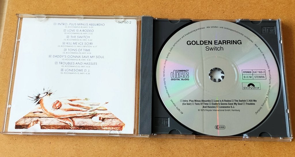 Golden Earring - Swith CD 1975/199? Polydor, Ophalen of Verzenden, Gebruikt, Poprock