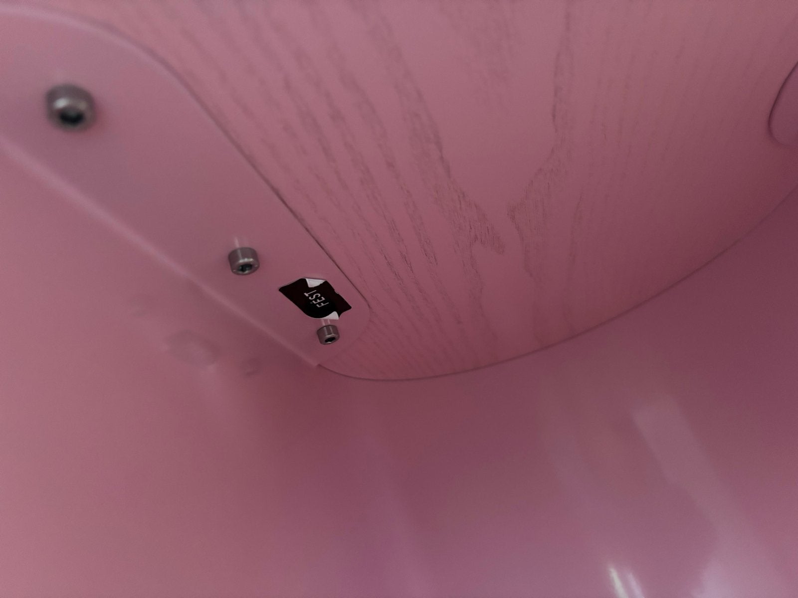 Roze FERM bijzettafel, Minder dan 55 cm, Zo goed als nieuw, Ovaal, Ophalen