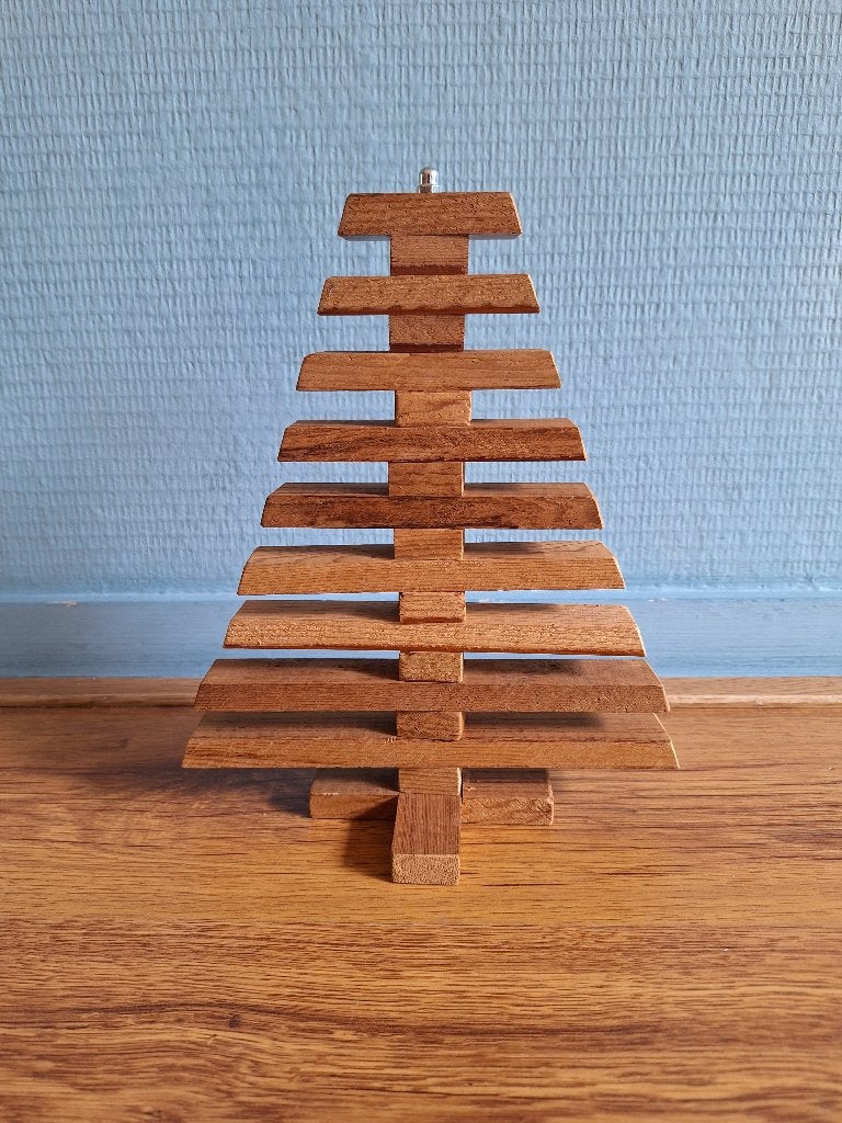 Houten kerstboompje, Diversen, Ophalen of Verzenden, Zo goed als nieuw