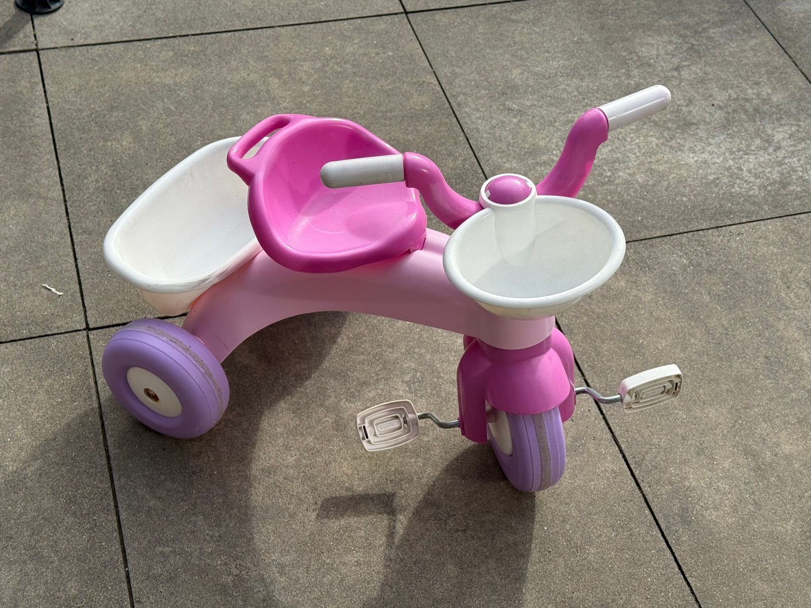 Roze driewiel fiets, Ophalen, Zo goed als nieuw