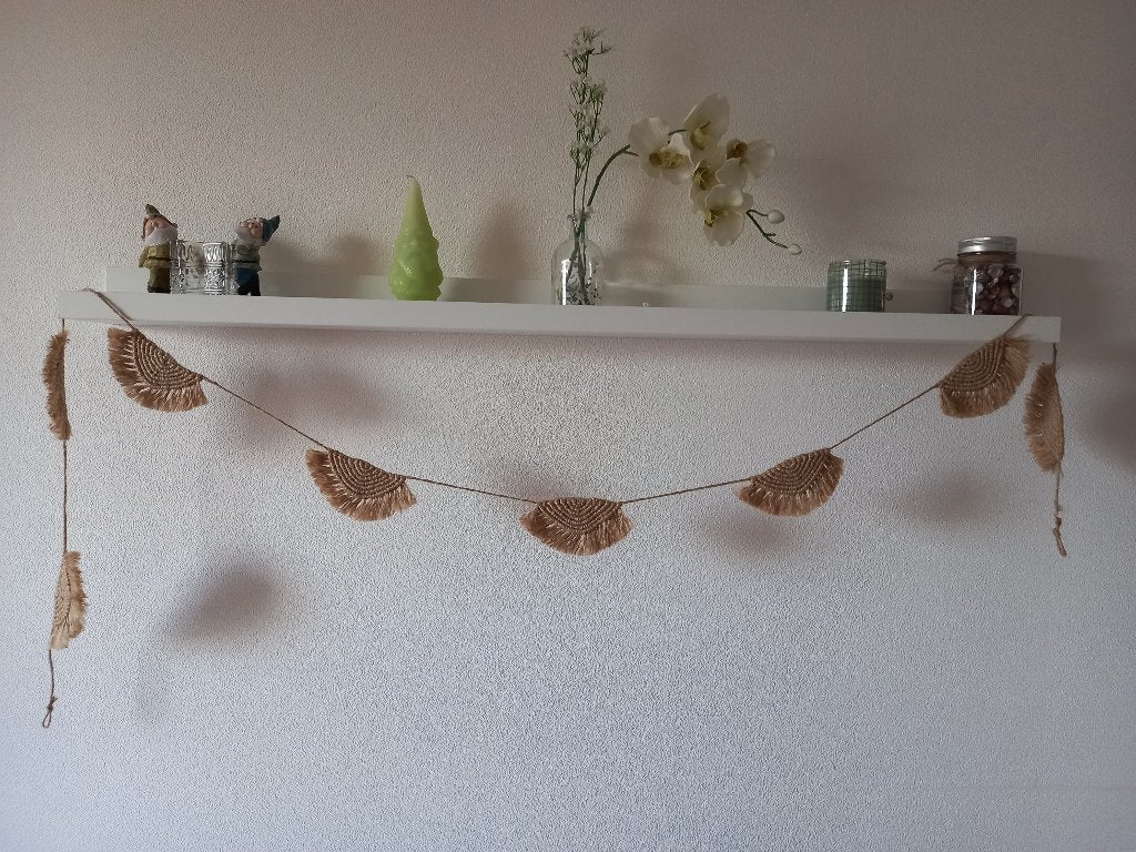Macramé slinger, Ophalen, Wandhanger, Vintage, Nieuw