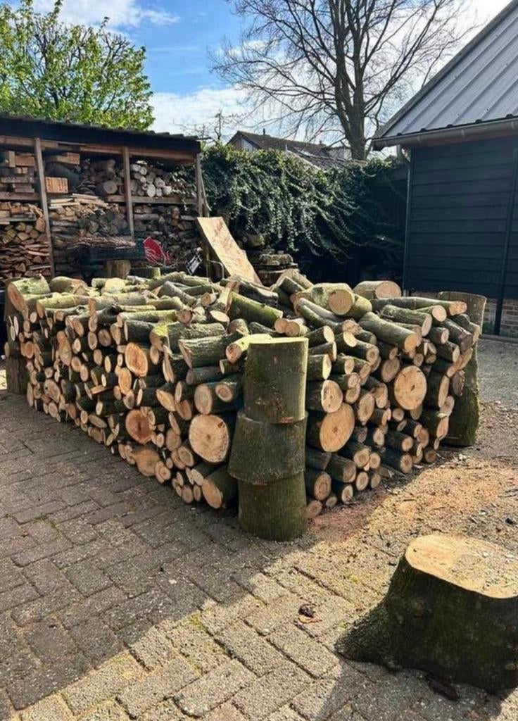Haardhout Beuken / Eiken / Esdoorn, Tuin en Terras, Haardhout, 3 tot 6 m³, Ophalen of Verzenden, Beukenhout, Blokken
