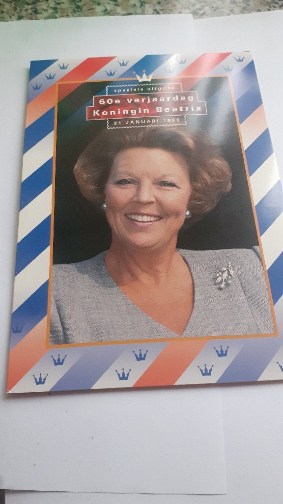 Koningin Beatrix postzegel mapje speciale uitgifte, Postzegels en Munten, Ophalen of Verzenden, Postfris