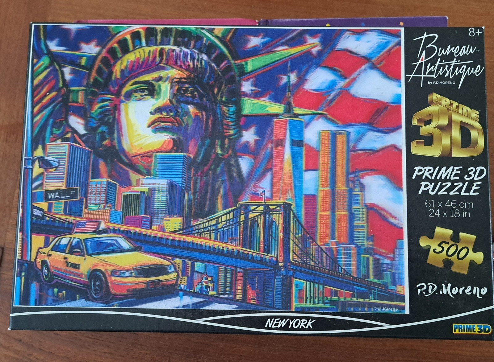 3d puzzel New York 500 stukjes, Ophalen of Verzenden, 500 t/m 1500 stukjes, Zo goed als nieuw, Legpuzzel