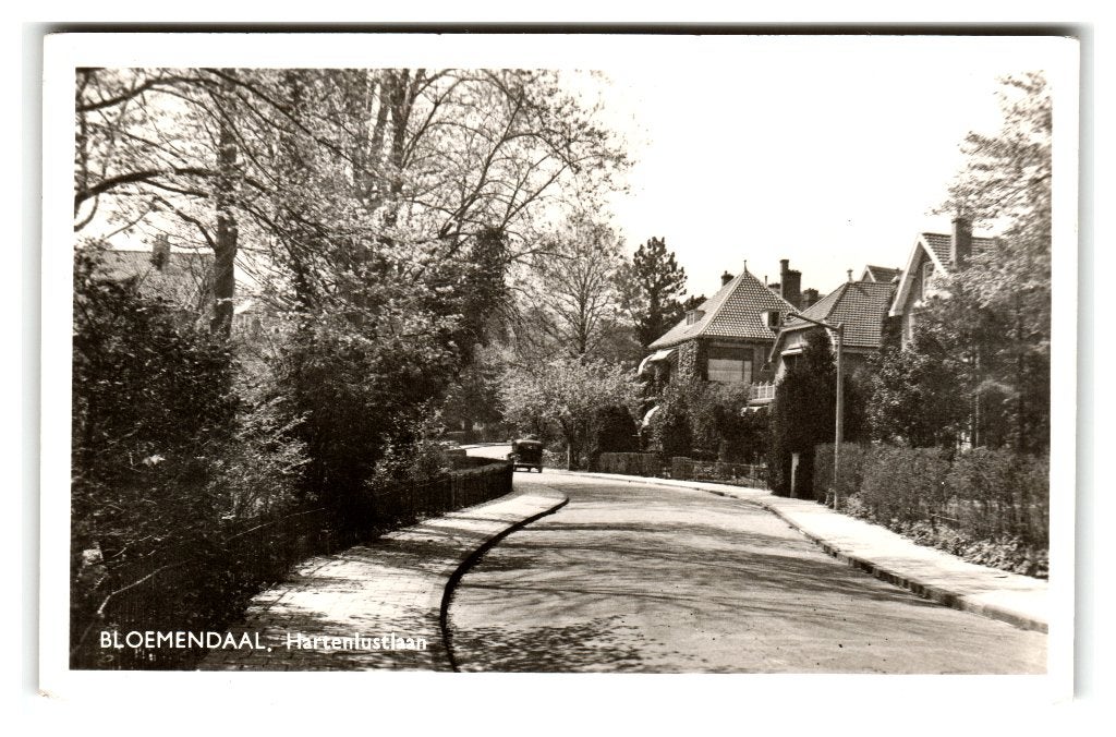 Bloemendaal, Hartenlustlaan, Verzenden, 1940 tot 1960, Gelopen, Noord-Holland