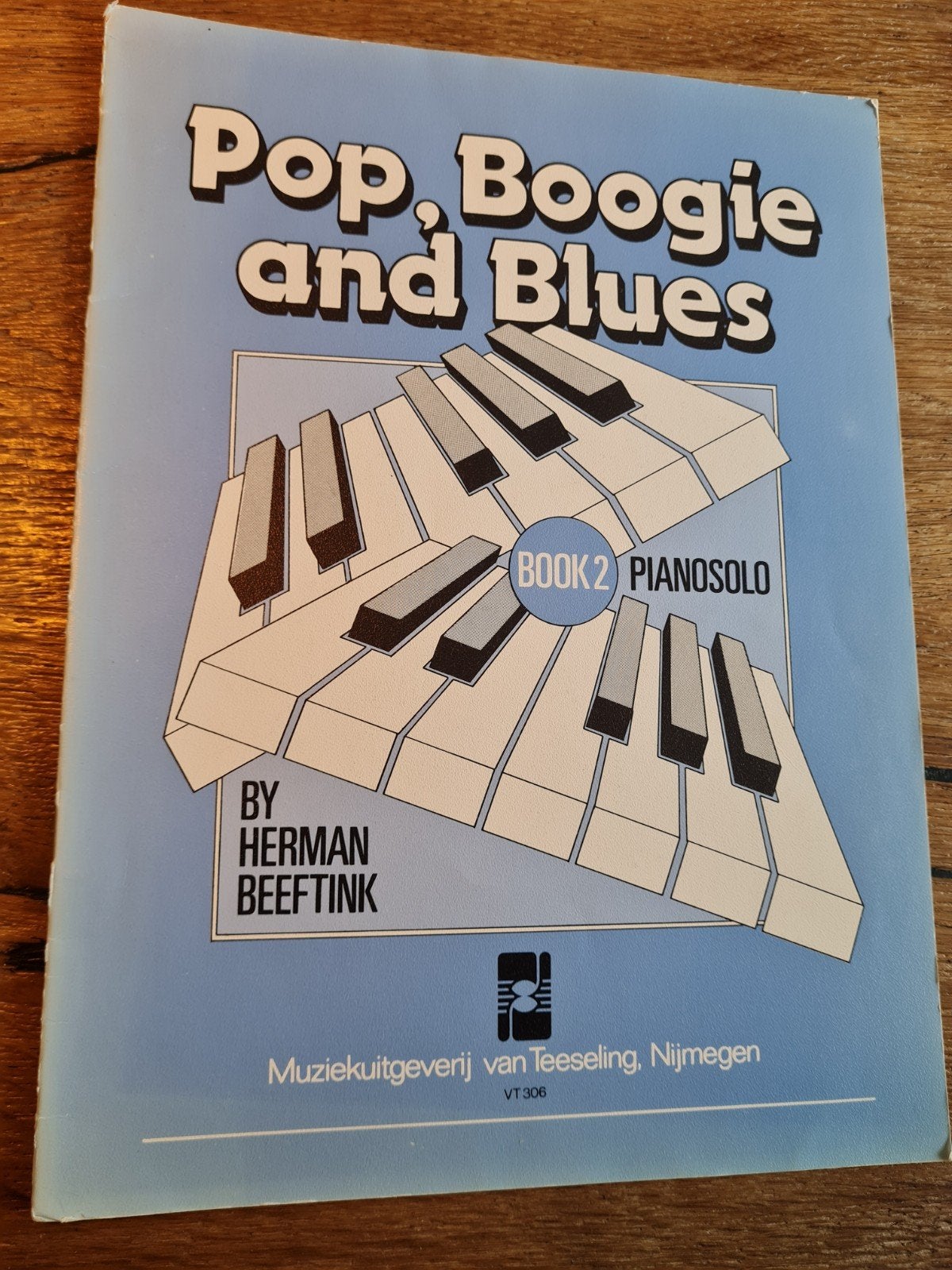 Pop, Boogie and Blues - Boek 2 Pianosolo Herman Beeftink, Muziek en Instrumenten, Ophalen of Verzenden, Gebruikt, Les of Cursus