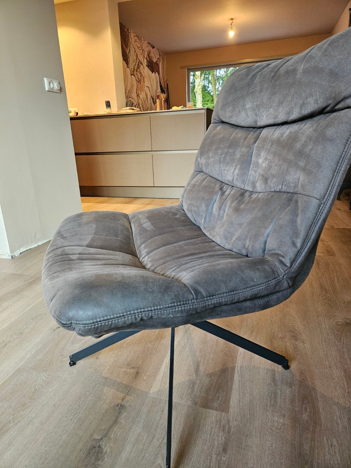 2 mooie draaistoelen, Ophalen, Zo goed als nieuw, 75 tot 100 cm