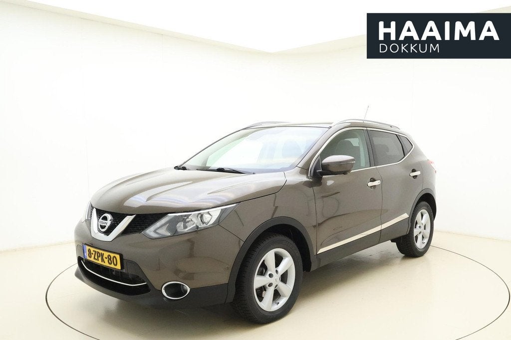 Nissan Qashqai 1.2 Tekna | AUTOMAAT | Trekhaak | Lederen bek, Auto's, Nissan, Bedrijf, Te koop, Qashqai, 360° camera, ABS, Achteruitrijcamera