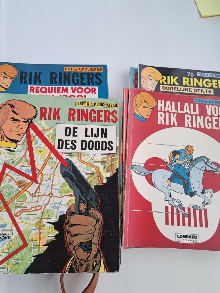 Rik Ringers stripboeken - Diverse titels, Boeken, Stripboeken, Meerdere stripboeken, Verzenden, Gelezen, Tibet en A.P. Duchateau
