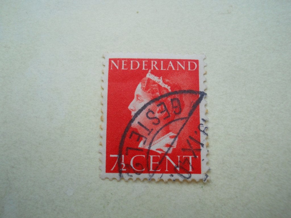 Nederland 1940 Kon. Wilhelmina Nvph.334 Rondstempel Gestel, Ophalen of Verzenden, Gestempeld