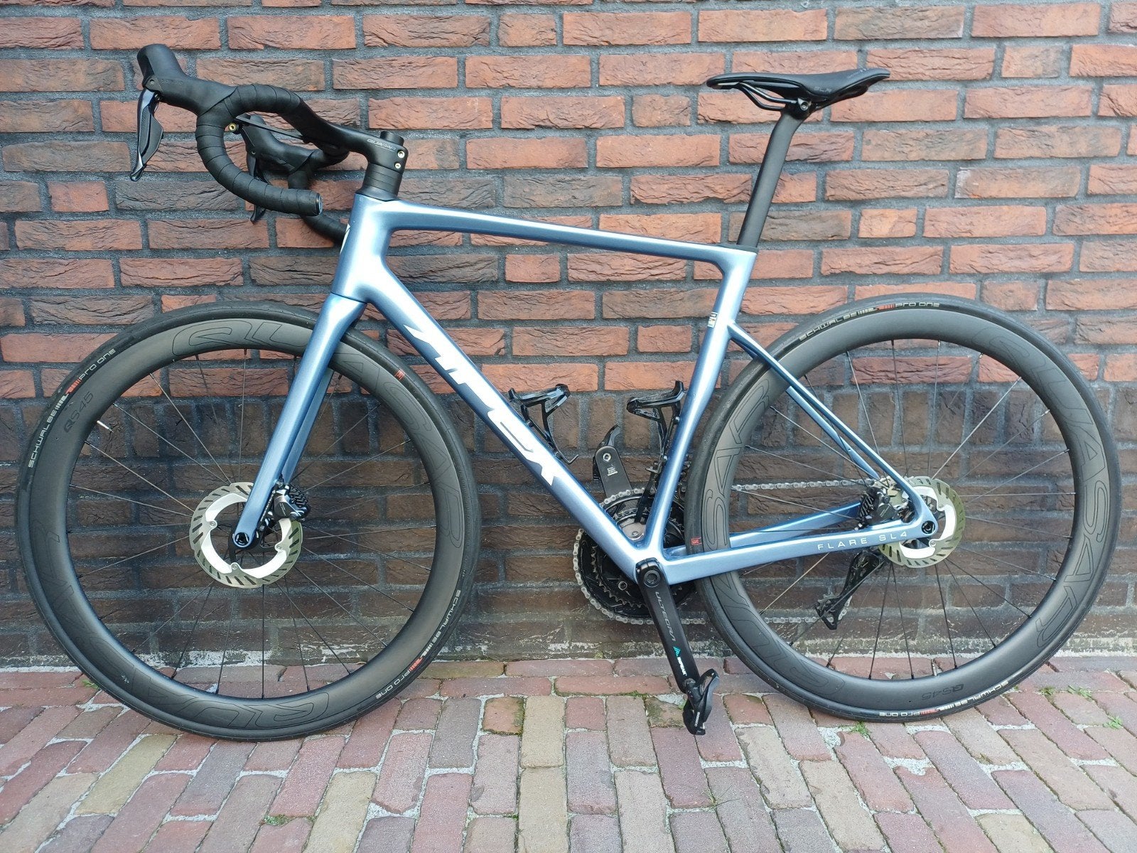 Racefiets carbon maat 56, Fietsen en Brommers, Fietsen | Racefietsen, Carbon, Zo goed als nieuw, Meer dan 20 versnellingen, 53 tot 57 cm