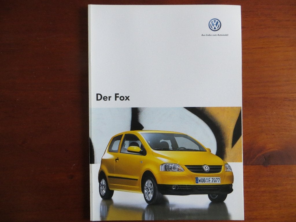 Volkswagen Fox (juli 2006) met bijlage, Ophalen of Verzenden, Nieuw, Volkswagen
