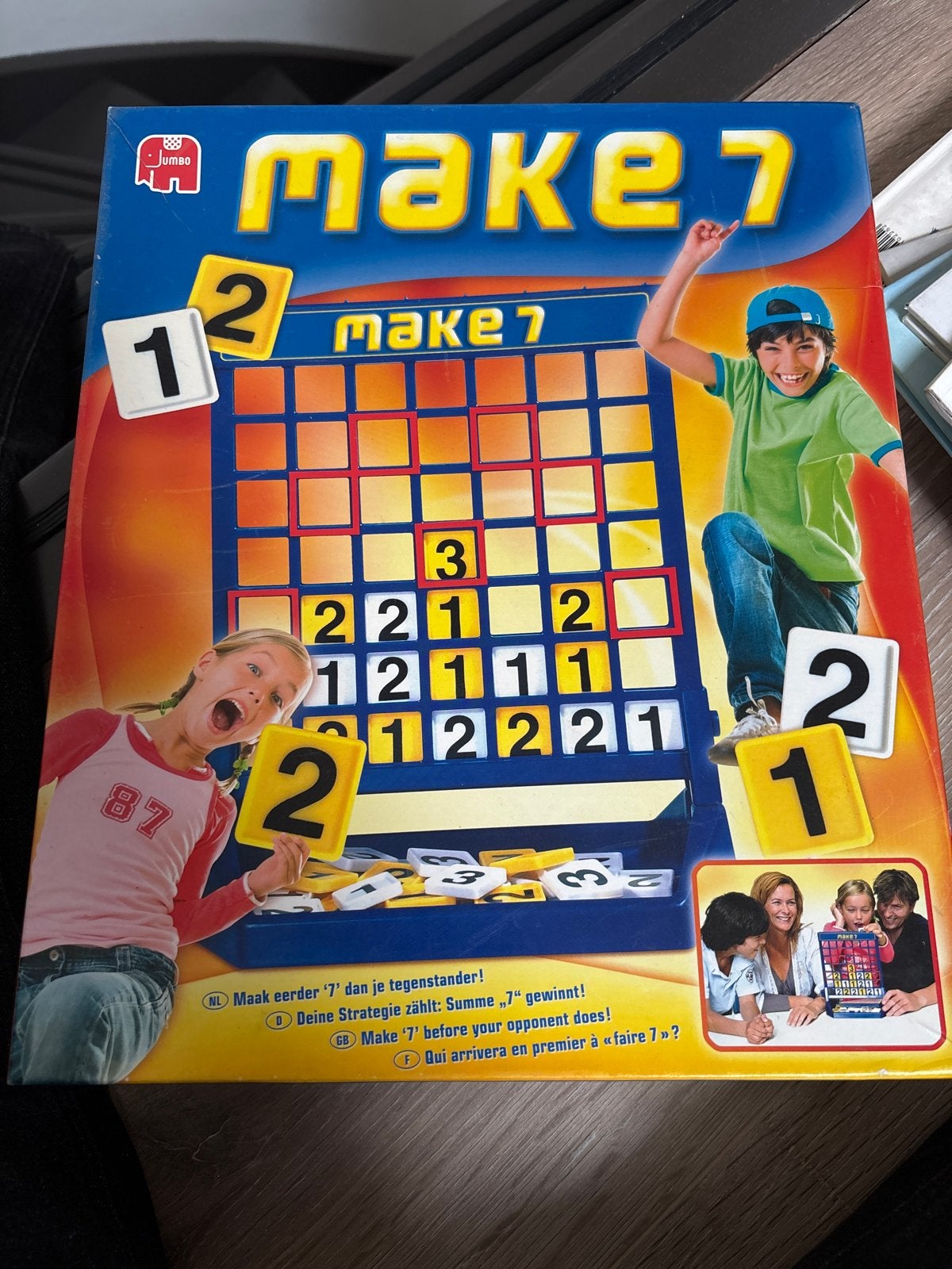 Make 7 bordspel - Gebruikt maar in goede staat, Hobby en Vrije tijd, Ophalen of Verzenden, Gebruikt