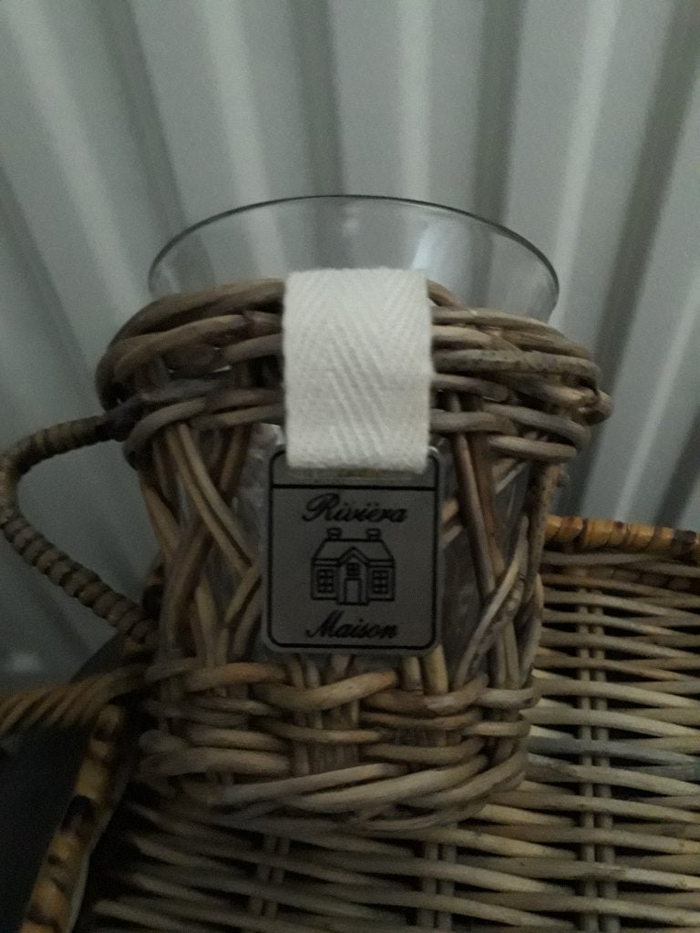 Rivièra Maison dienblaadje, Huis en Inrichting, Woonaccessoires | Dienbladen, Ophalen, Natuurlijk materiaal, Vierkant, Zo goed als nieuw
