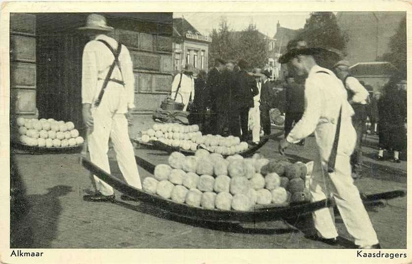 300-424-033 Alkmaar Kaasdragers, Verzenden, Voor 1920, Noord-Holland