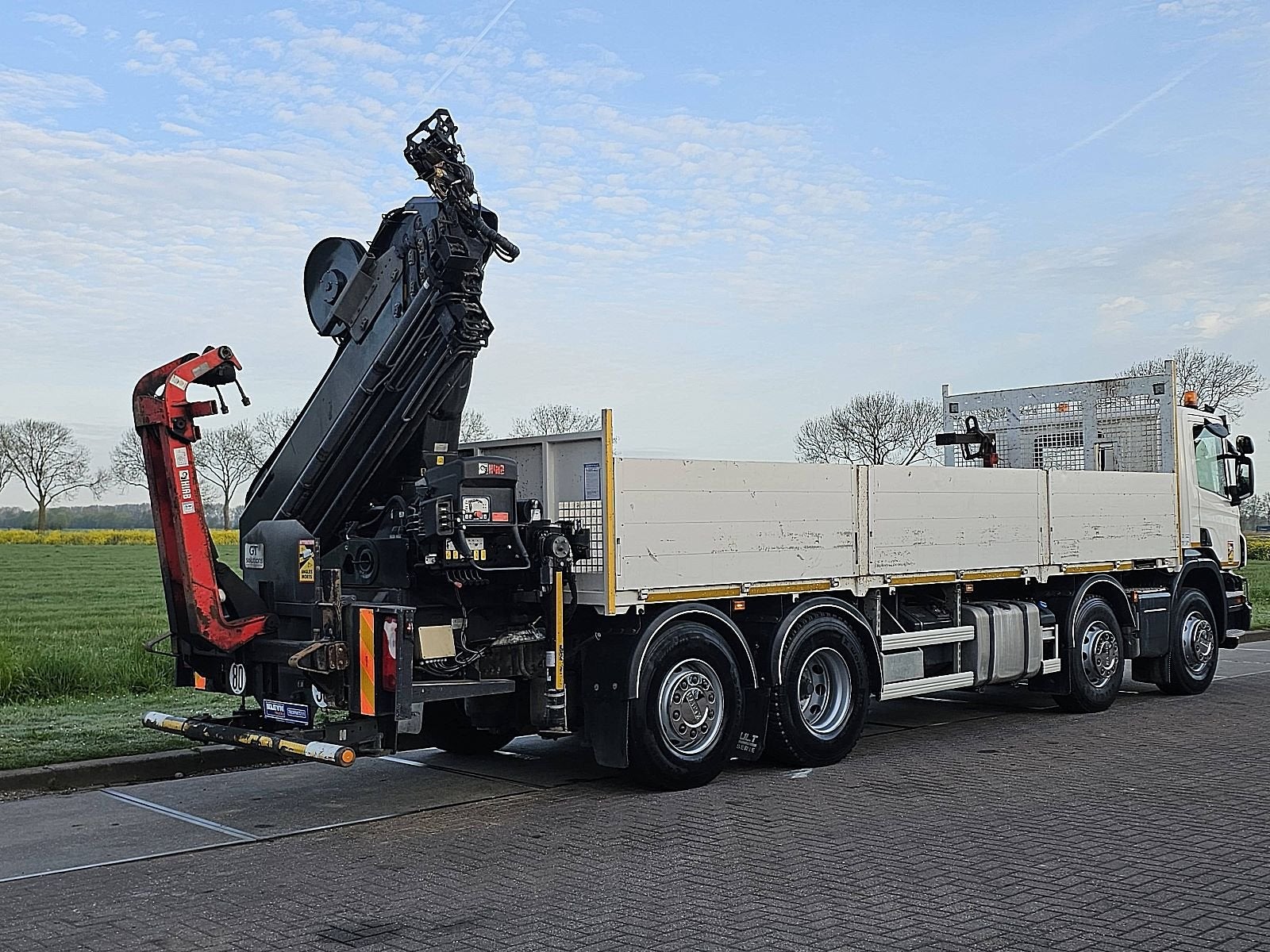 SCANIA P410 hiab 211 ep-5 hiduo, Automaat, Euro 6, Scania, Wit