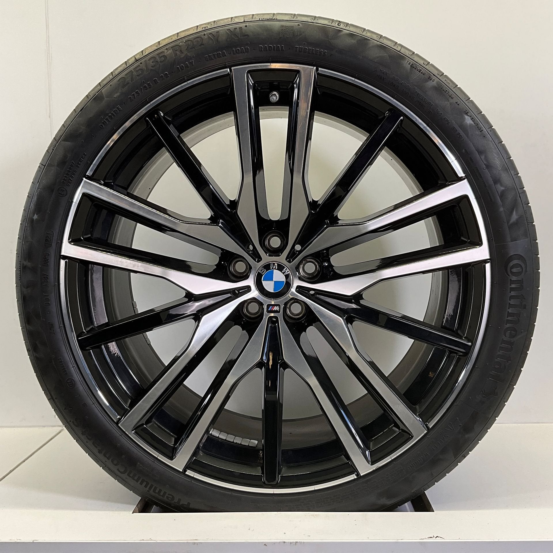 BMW X5 G05 X6 G06 BREEDSET VELGEN + ZOMERBANDEN 22 INCH ORIG, Gebruikt, -, 275 mm, -