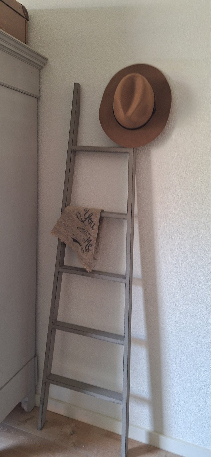 Decoratieve ladder / Sierladdertje, Huis en Inrichting, Woonaccessoires | Overige, Hout, Gebruikt, Ophalen of Verzenden, Landelijk