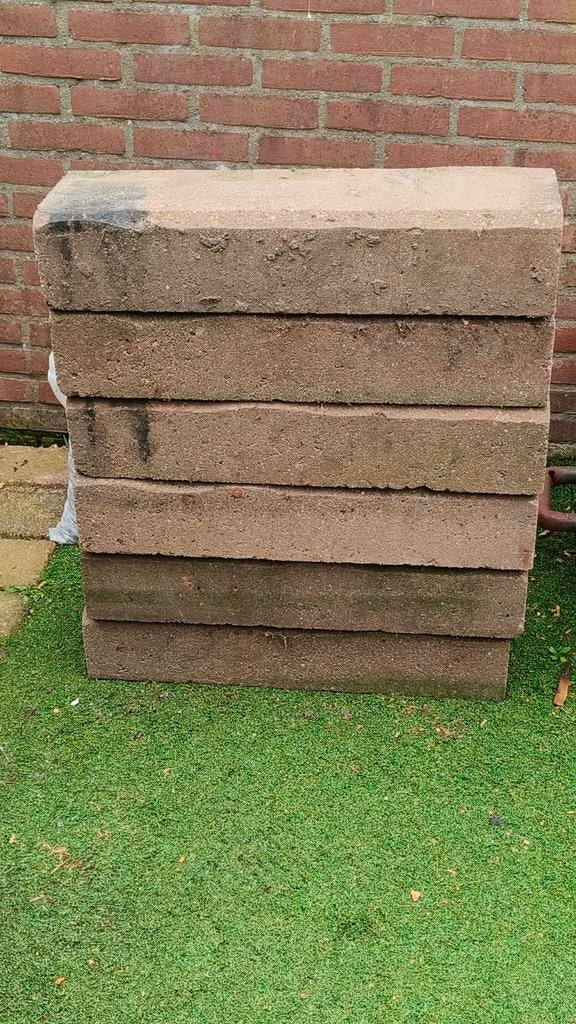 Gebruikte bielzen van beton, Tuin en Terras, Tegels en Klinkers, Ophalen, Gebruikt, Overige typen, 5 tot 10 m²