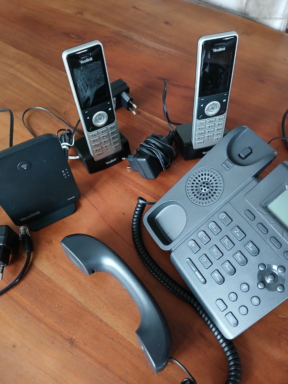 yealink telefoonset IP Phone SIP-T19P E2, Telecommunicatie, Ophalen of Verzenden, Zo goed als nieuw, Telefoon