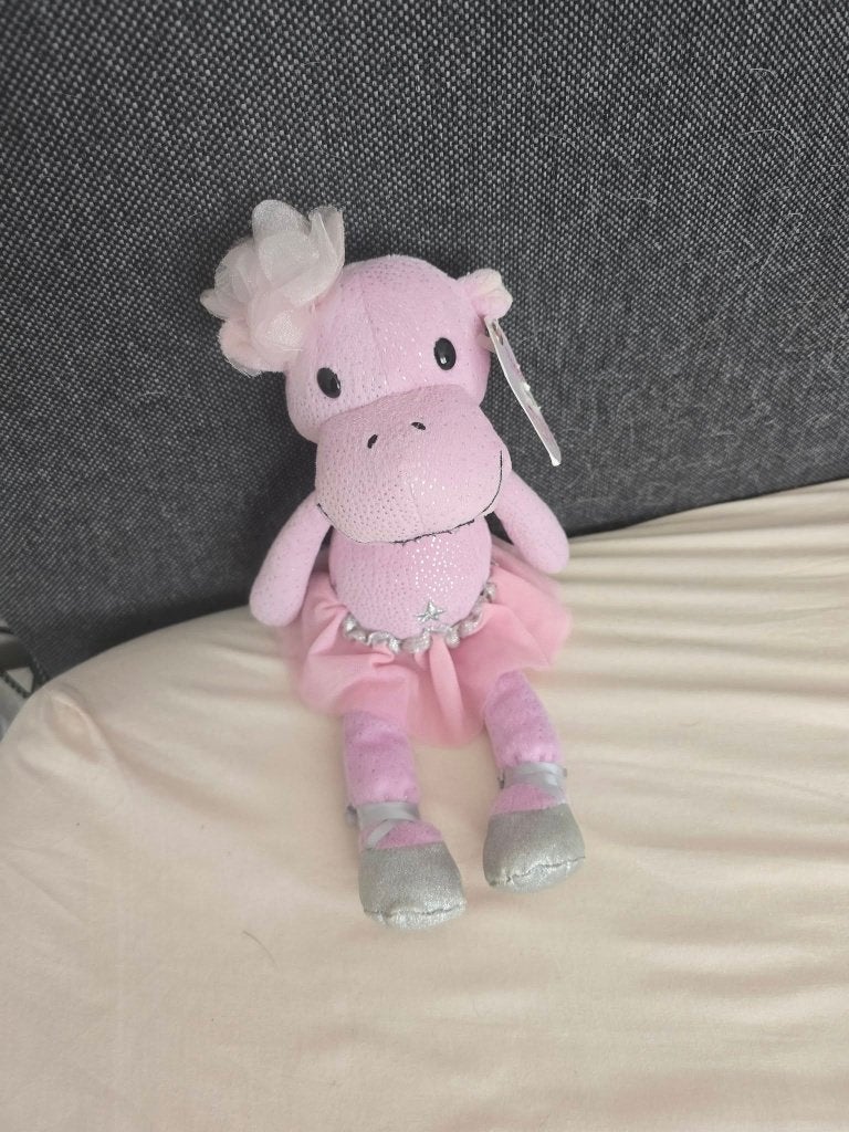 Roze Nijlpaard Knuffel - Princess Mimi Lila, Kinderen en Baby's, Overige merken, Overige karakters, Overige typen, Ophalen of Verzenden